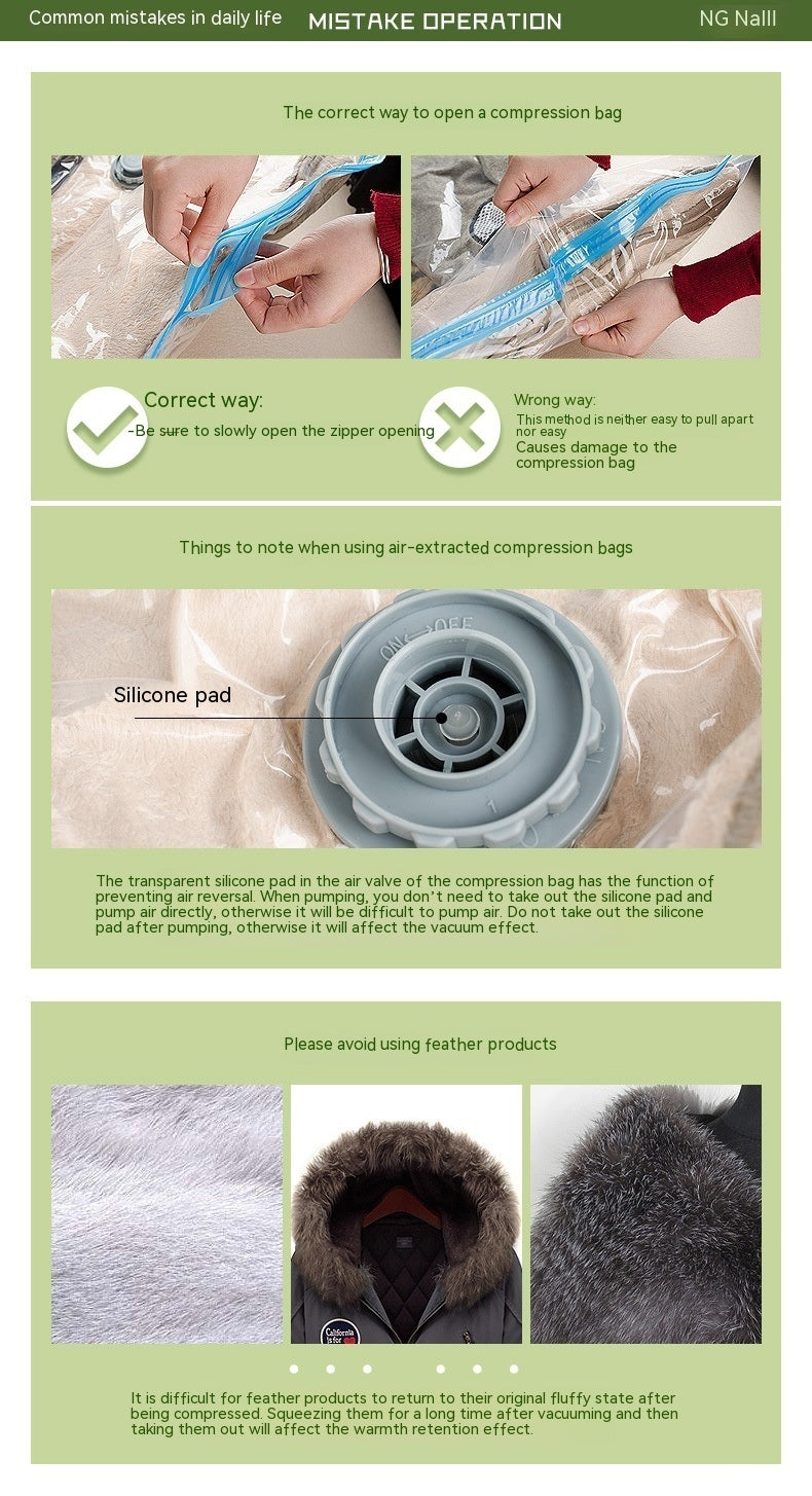 Thick Transparent Vacuum Compression Bag ® Le Château Bdsm