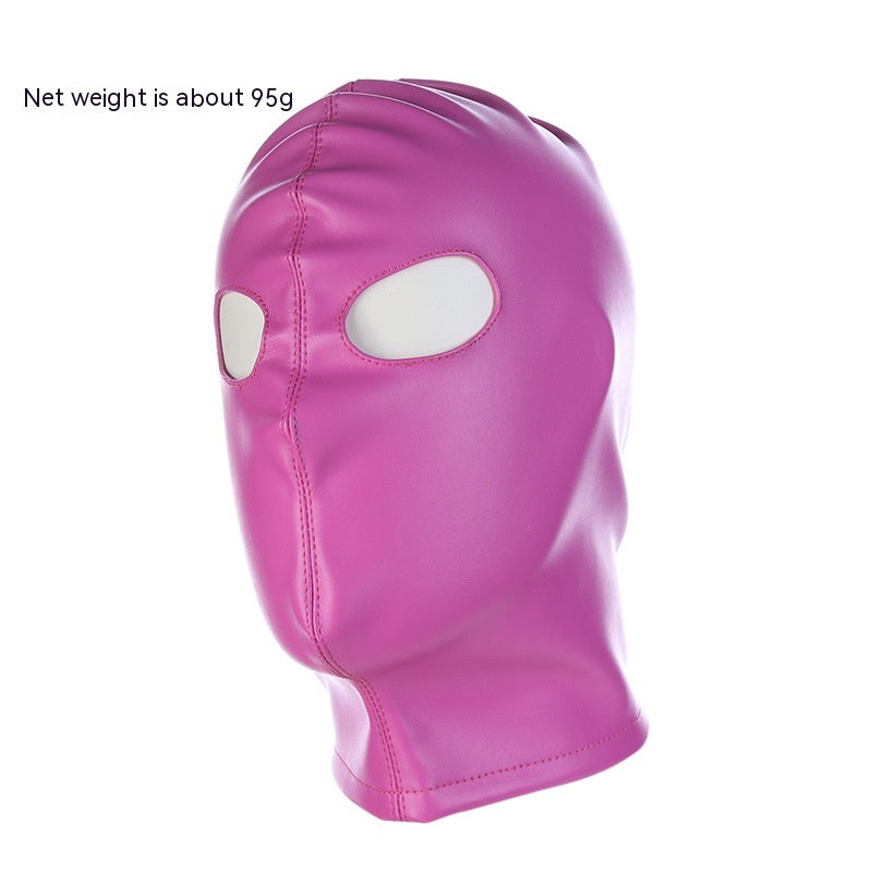 Black PU Leather Hood ® Le Château Bdsm