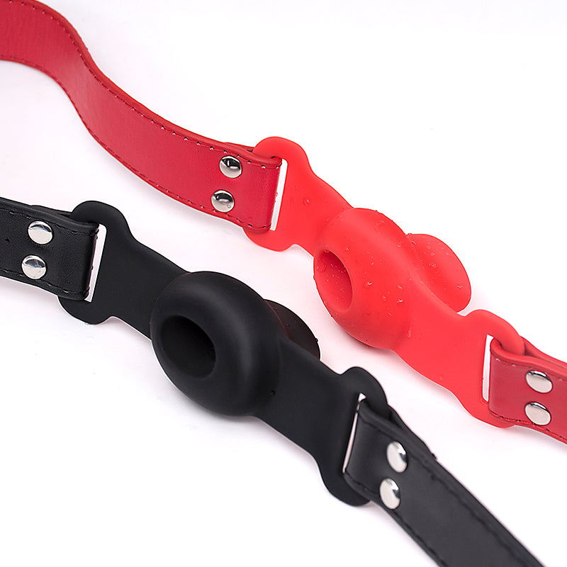 Silicone Mouth Gag Plug – BDSM Bondage Gear for Play