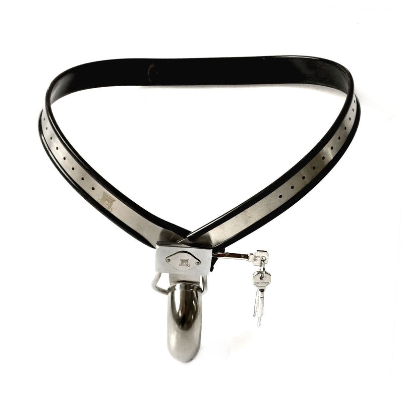 Lockable Male Chastity Belt – Steel BDSM Control Gear