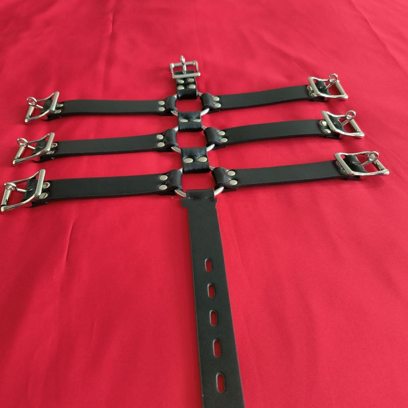 Leather Bondage Belt for Heavy Restraint