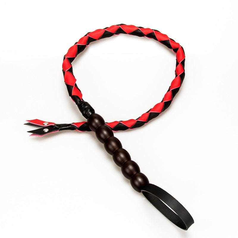 Red BDSM Snake Whip – Intense Self Bondage Pleasure Tool