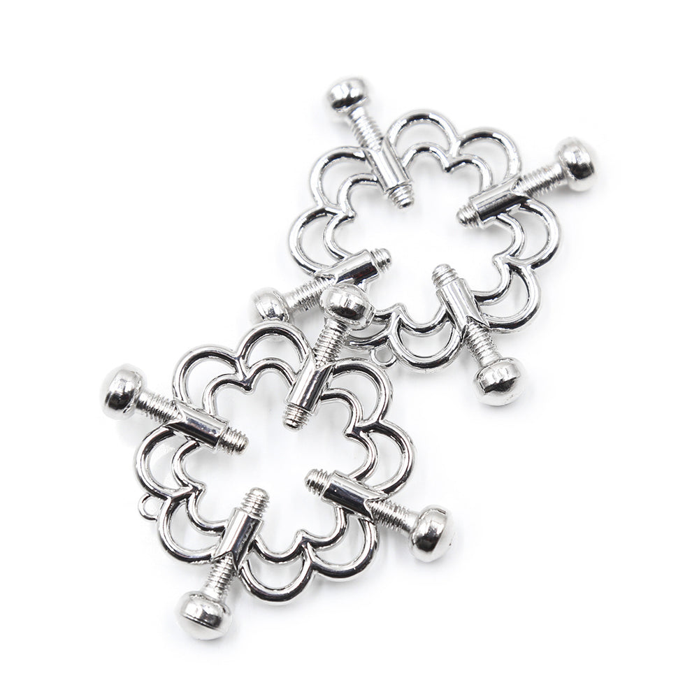 Iron Chain Nipple Clamps – BDSM Bondage Play Accessory