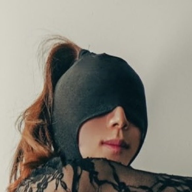 Lycra BDSM Hood Mask - Self Bondage