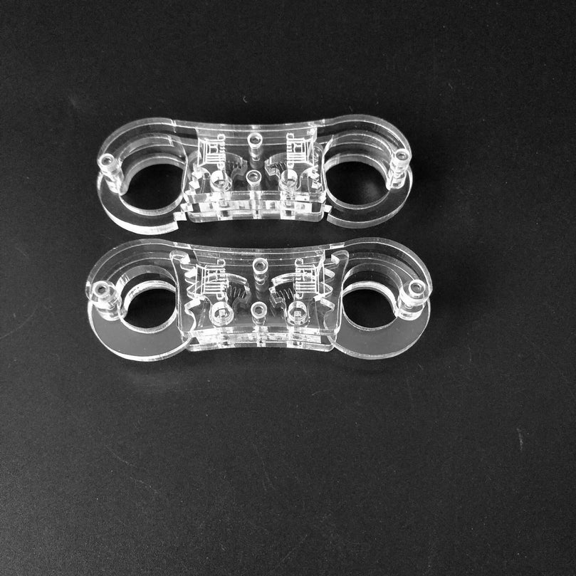Transparent Polycarbon Handcuffs ® Le Château Bdsm