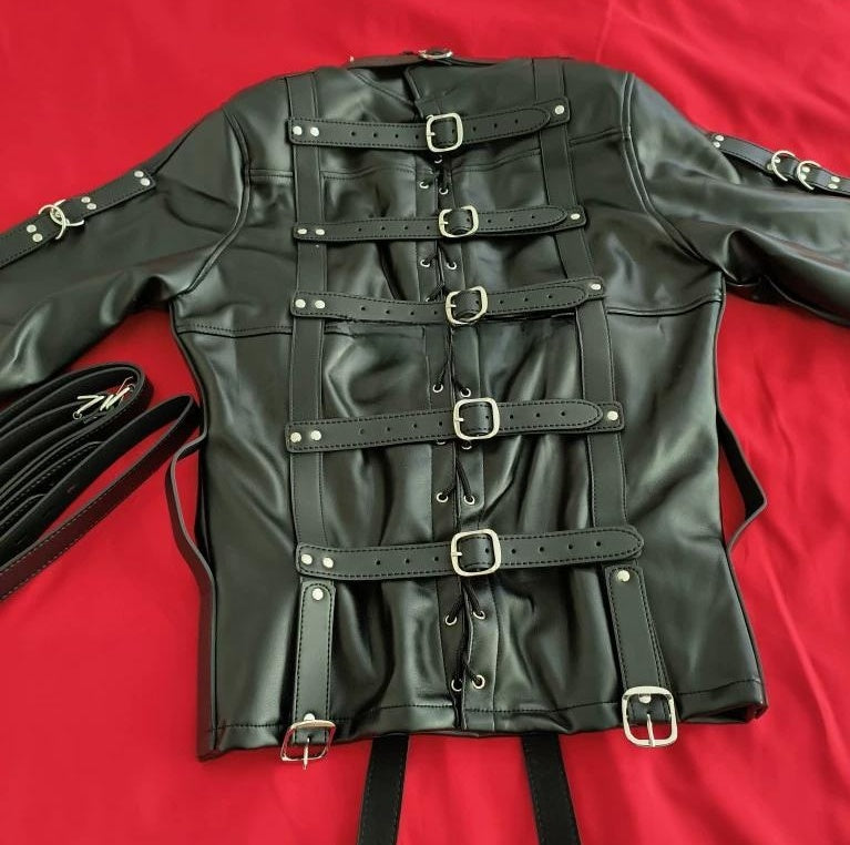 Heavy Leather Straightjacket | Premium Bondage Gear USA