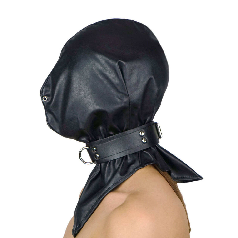 Fully Enclosed Bondage Hood Mask