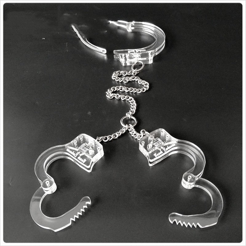 Polycarbon Transparent Handucuffs ® Le Château Bdsm