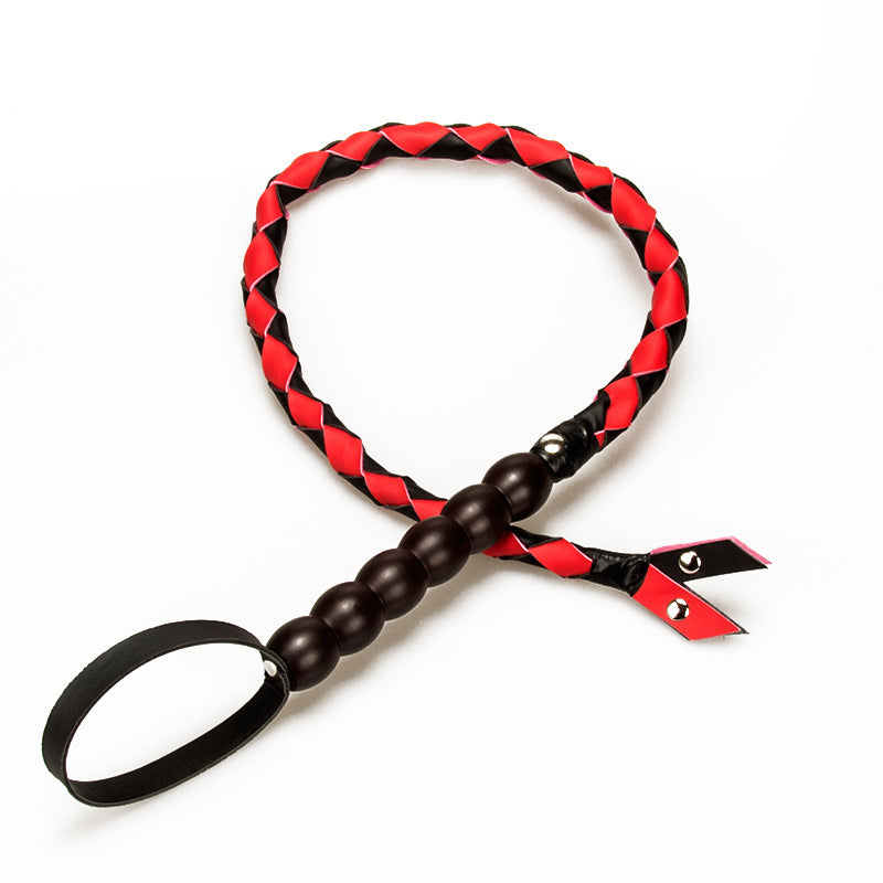 Red BDSM Snake Whip – Intense Self Bondage Pleasure Tool
