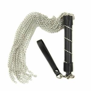 Heavy Duty Iron Chain Whip – BDSM Bondage Toy for Play