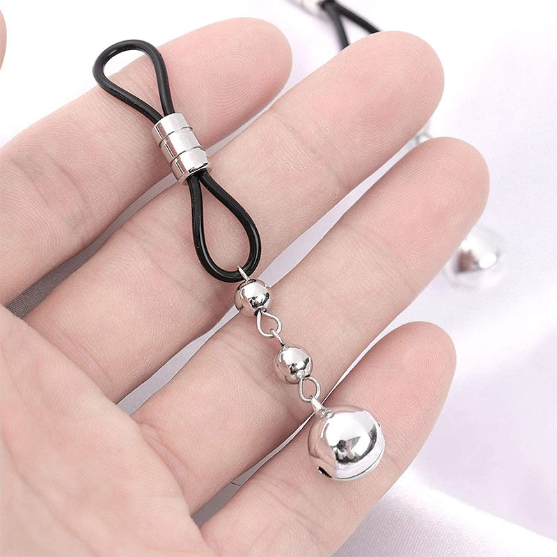 Silicone Nipple Clamp with Bell | BDSM Bondage Toy USA
