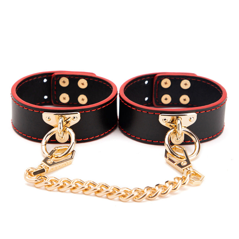 Leather Bondage Cuffs for Women – BDSM Slave Restraints