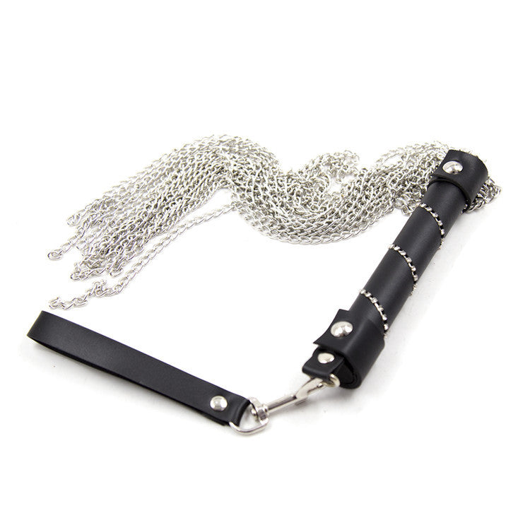 Heavy Duty Iron Chain Whip – BDSM Bondage Toy for Play