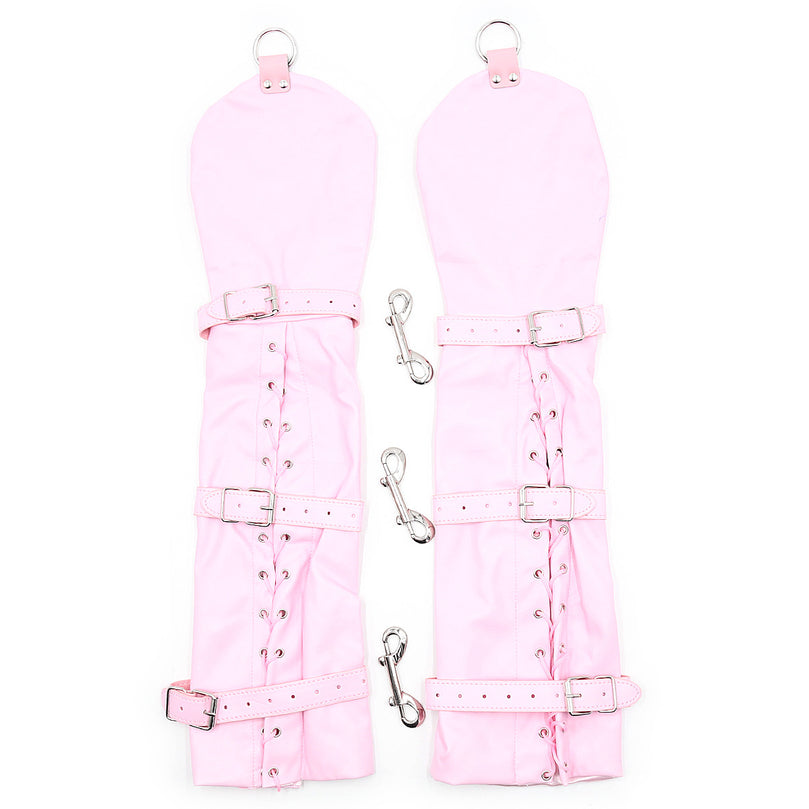 Leather Single Arm binders ® Le Château Bdsm