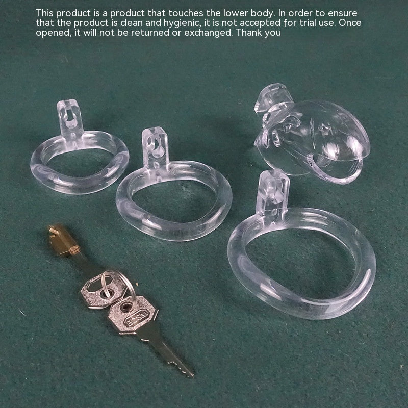 Male Plastic Chastity Lock Harness ® Le Château Bdsm