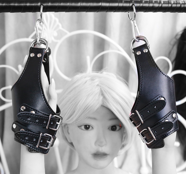 Leather Bondage Gloves | Luxury Handcuffs for BDSM Play