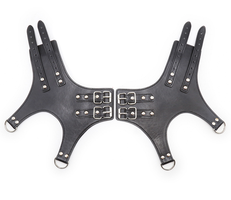 Leather Bondage Gloves | Luxury Handcuffs for BDSM Play