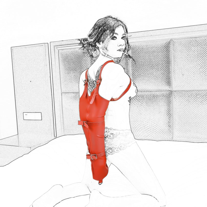 Self Bondage Gear – PU Armbinder for Tight Hand Binding