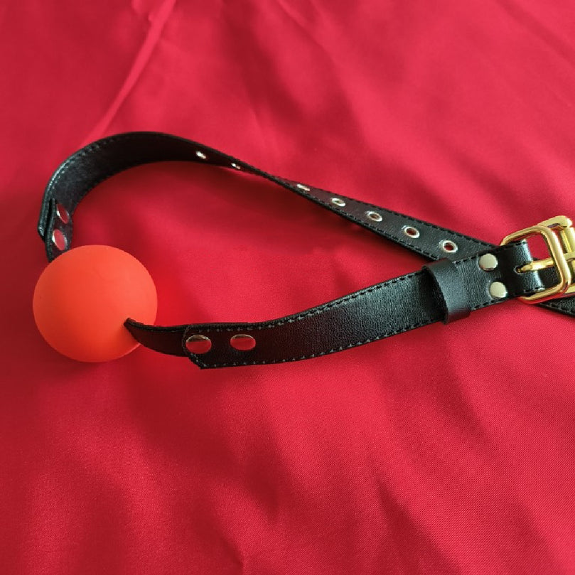 Leather Ball Gag ® Le Château Bdsm