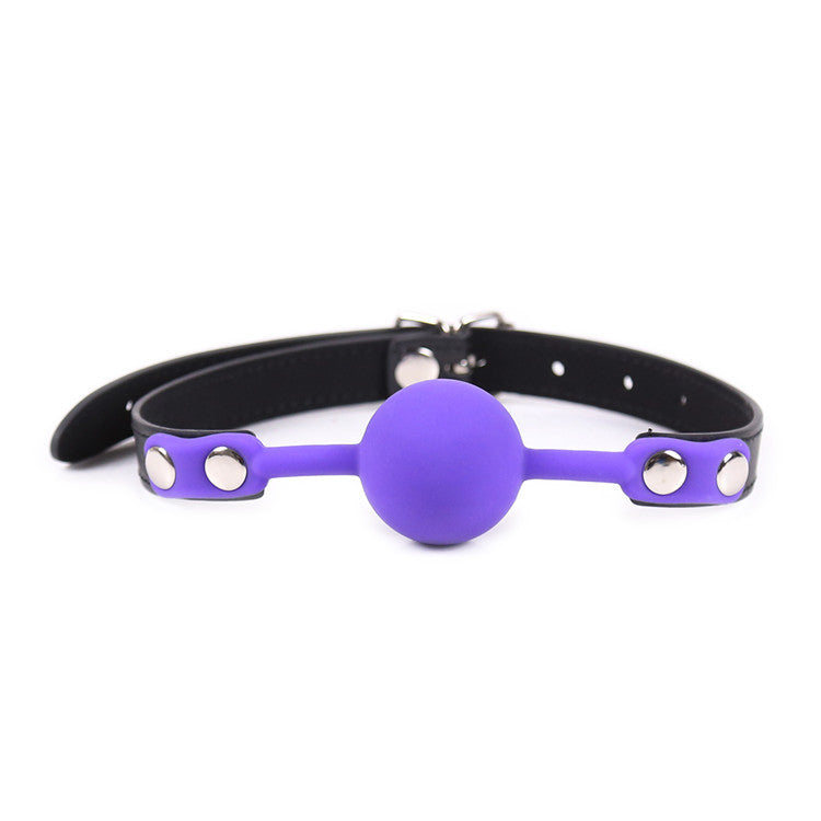 Silicone Mouth Ball ® with Nipple Clamp