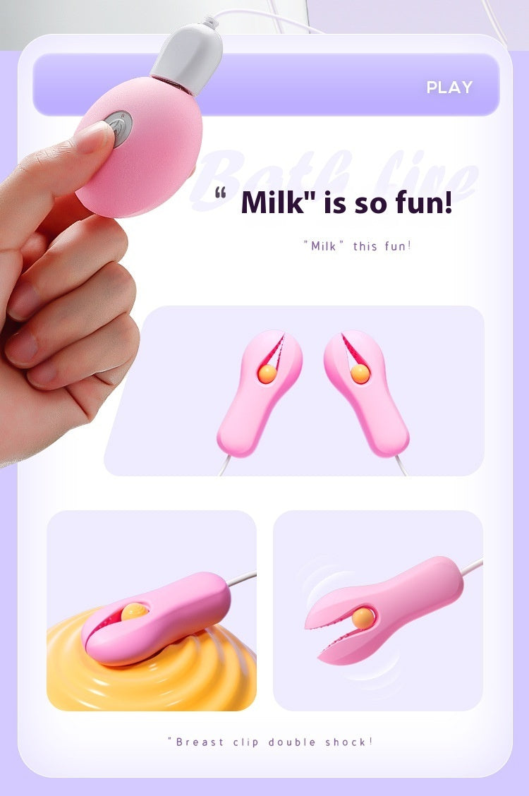 Nipple Clamp Vibrator for Intense BDSM