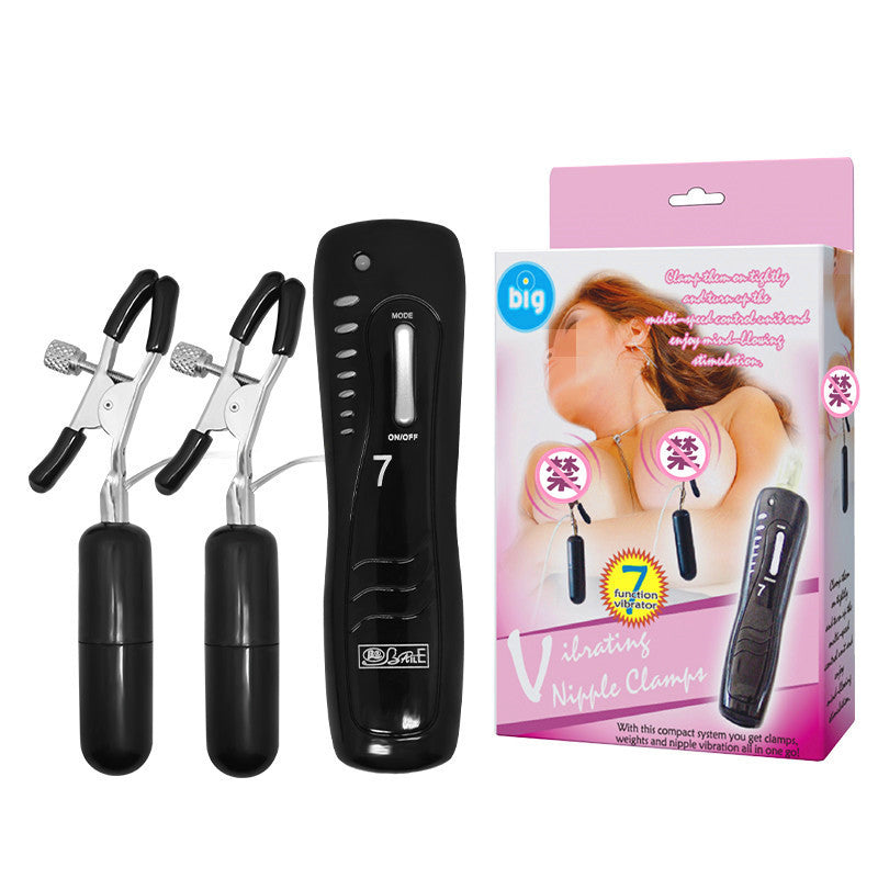 Vibrating Breast Clamps for BDSM