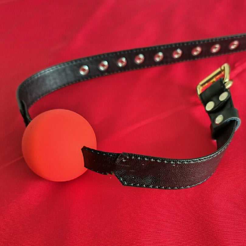Leather Ball Gag ® Le Château Bdsm