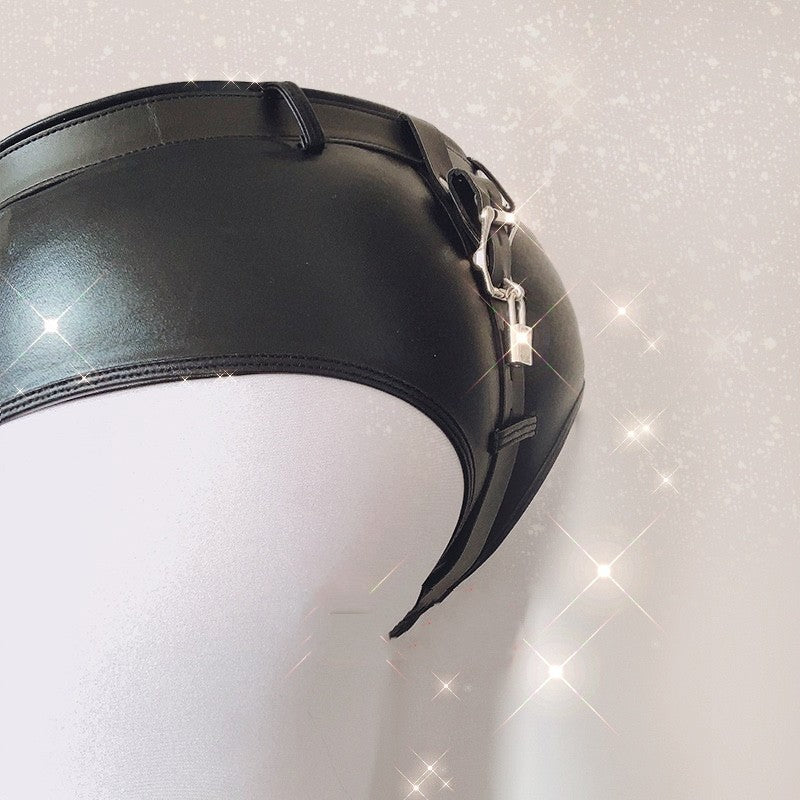 Anal Plug Leather Pants for Self Bondage – Le Château