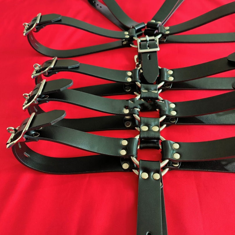 Leather Bondage Belt for Heavy Restraint