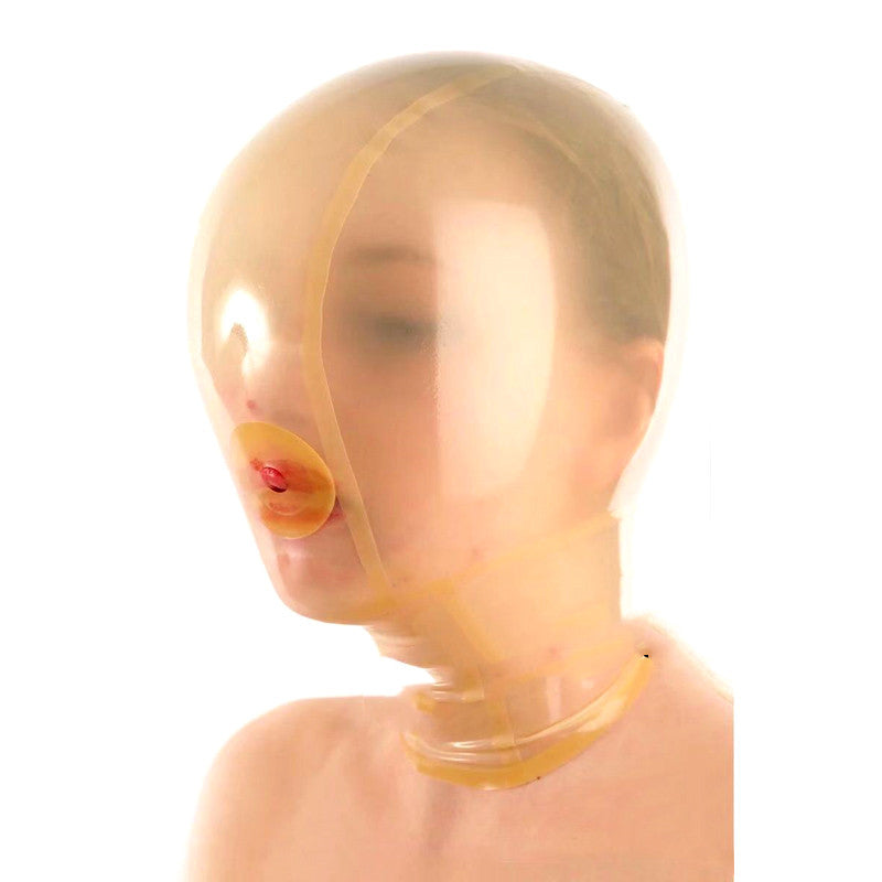 Breath Play Latex Hood | BDSM Mask for Bondage Lovers