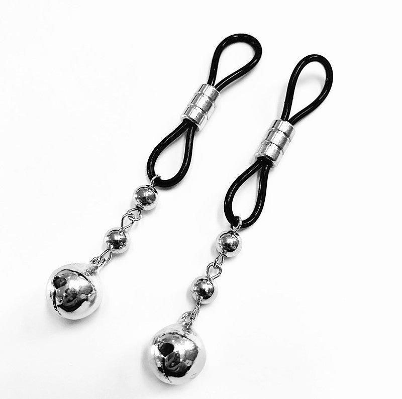 Silicone Nipple Clamp with Bell | BDSM Bondage Toy USA