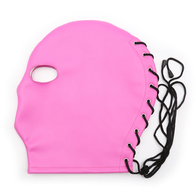 Black PU Leather Hood ® Le Château Bdsm
