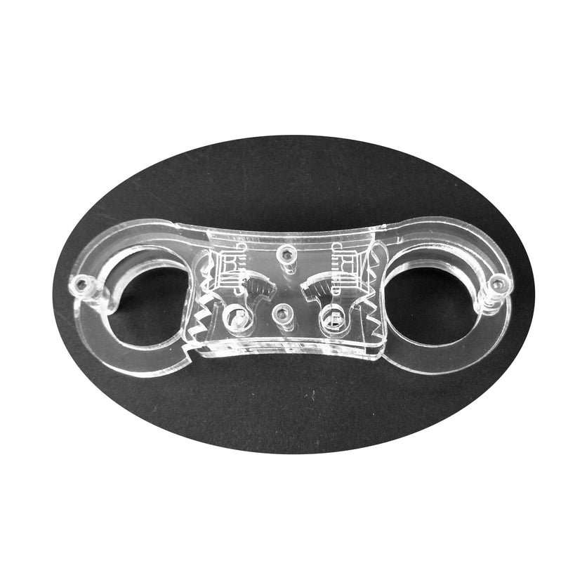 Transparent Polycarbon Handcuffs ® Le Château Bdsm