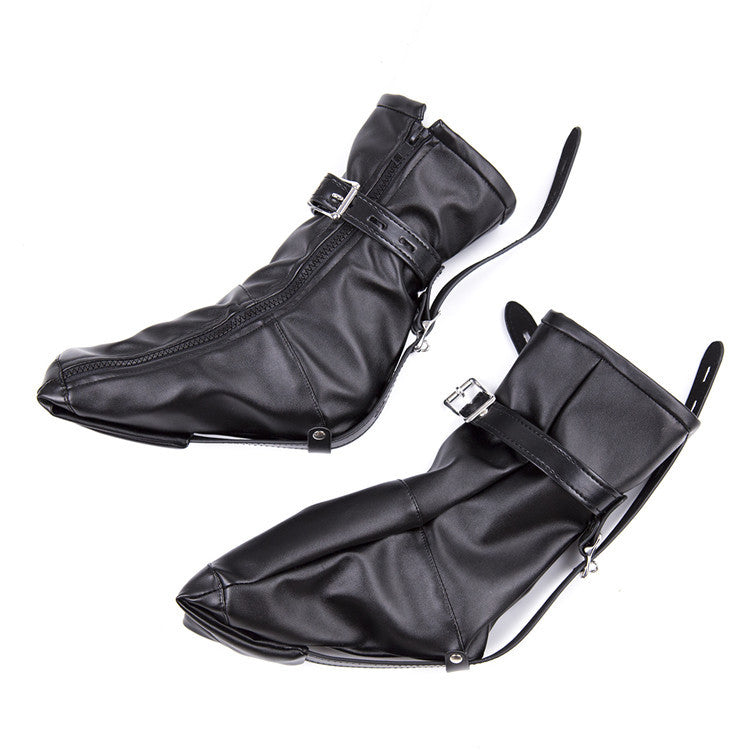 Leather Bondage Boots