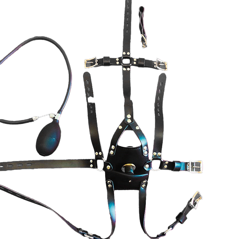 Inflatable Head Harness Gag – Secure BDSM Toy USA
