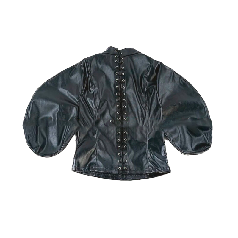 Leather Bondage Jacket – Premium Self Bondage Gear USA