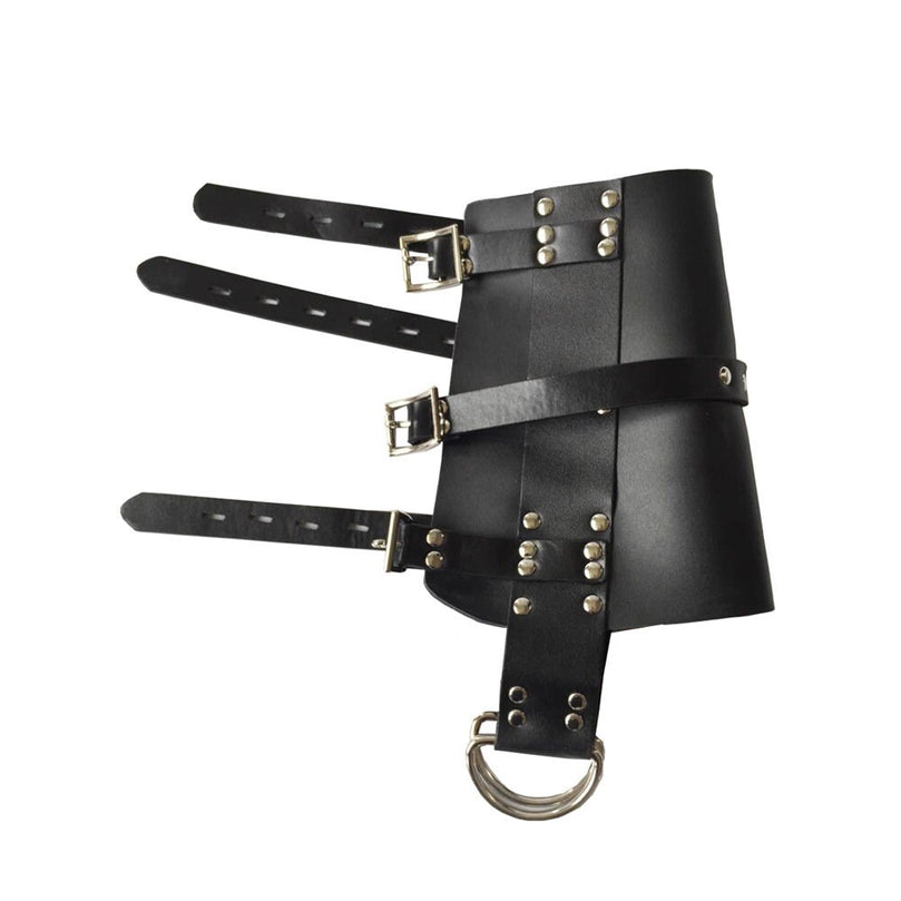 Leather Suspension Boot Cuffs | Premium Bondage Gear