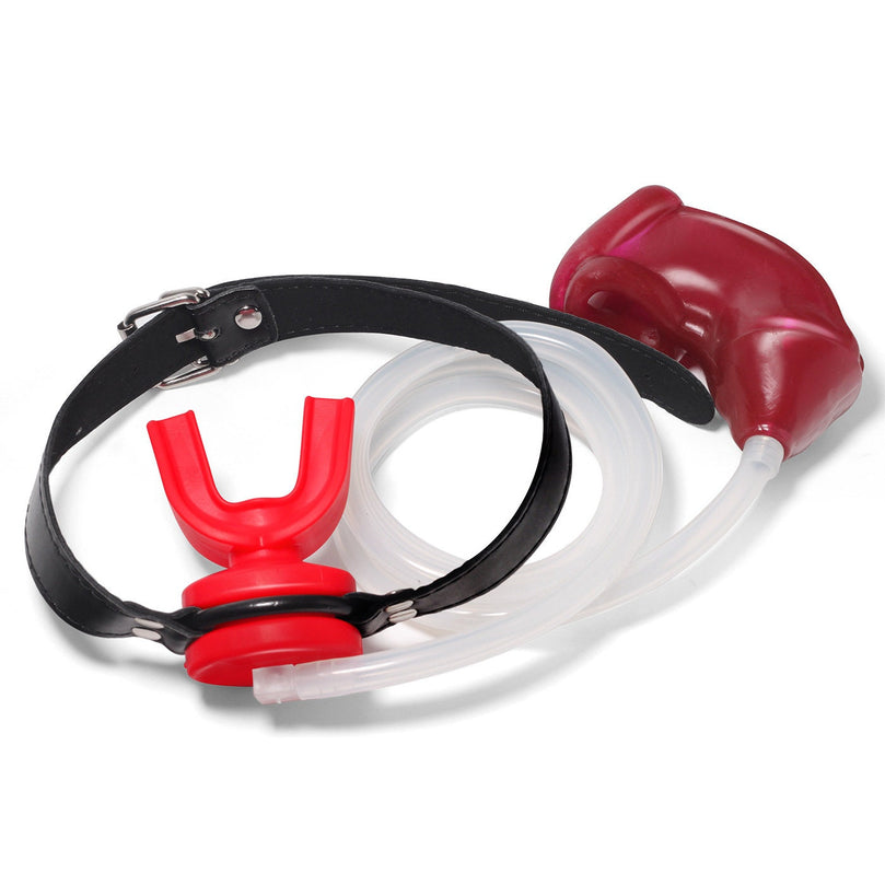 Adjustable Silicone Piss Gag – Le Château BDSM Toy