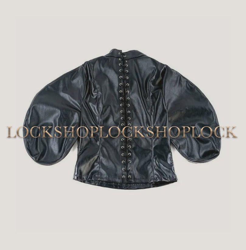 Leather Bondage Jacket – Premium Self Bondage Gear USA