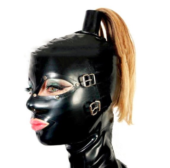 Latex Bondage Headgear