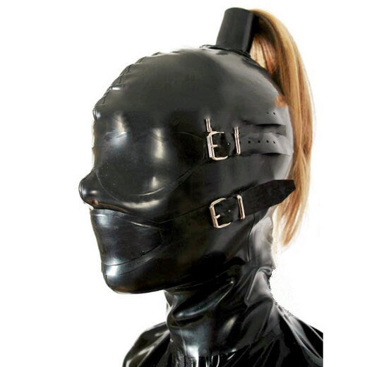Latex Bondage Headgear