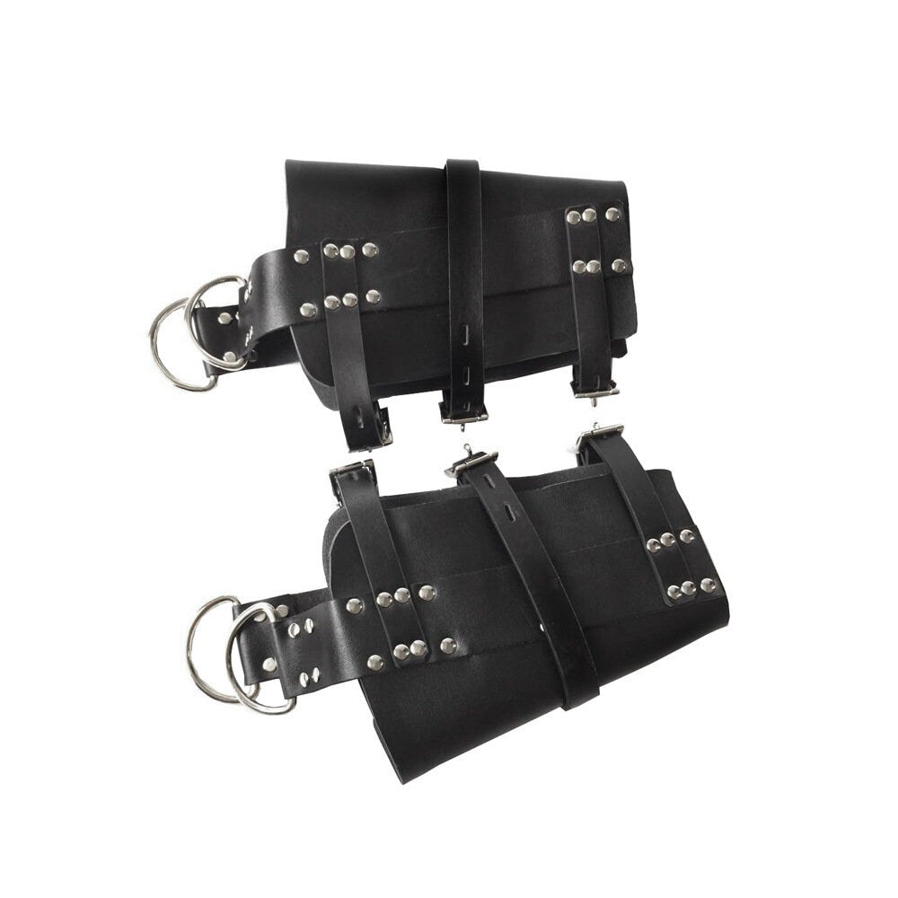 Leather Suspension Boot Cuffs | Premium Bondage Gear