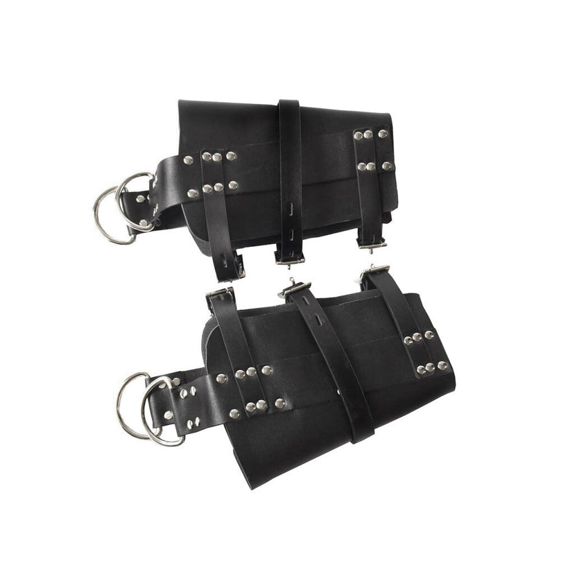 Leather Suspension Boot Cuffs | Premium Bondage Gear