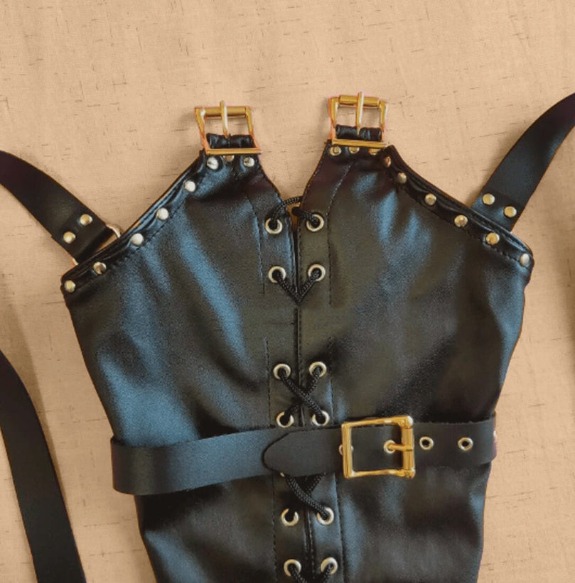 Leather Armbinder Restraint | Premium BDSM Bondage Gear