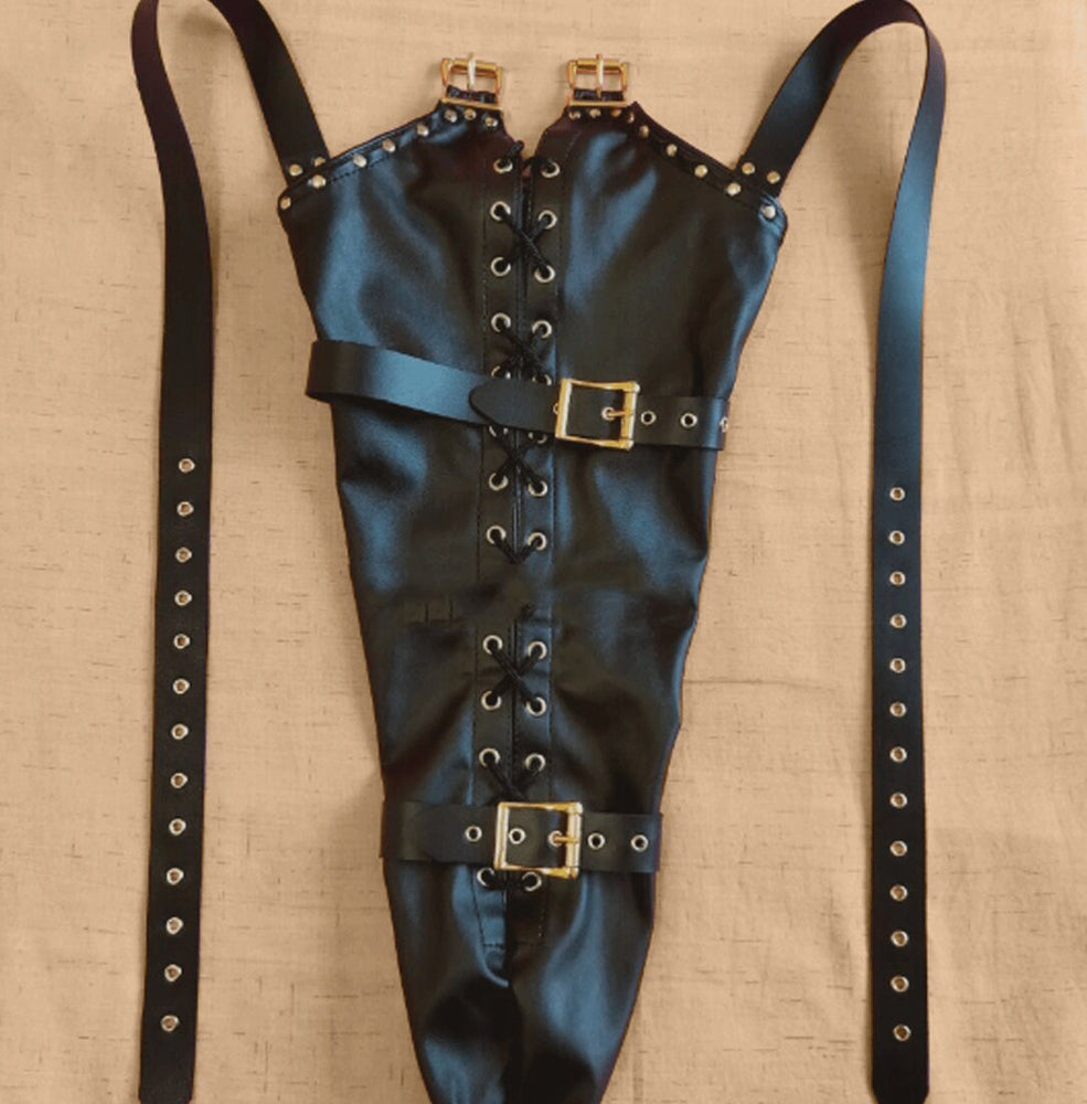Leather Armbinder Restraint | Premium BDSM Bondage Gear