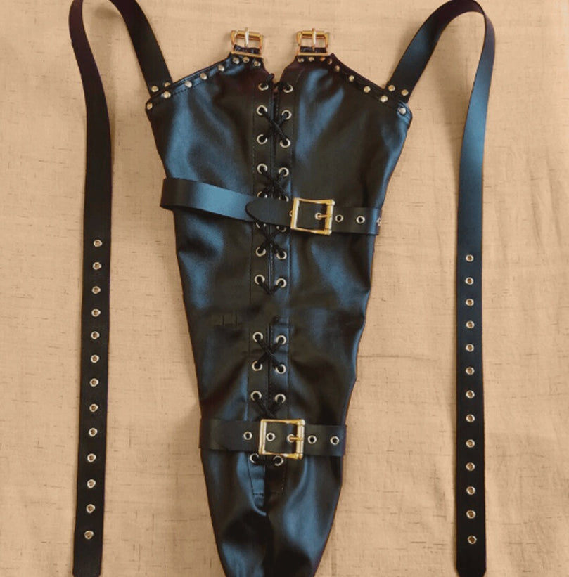 Leather Armbinder Restraint | Premium BDSM Bondage Gear