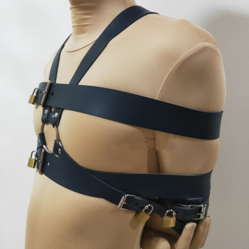 Cowhide Armbinder Restraint | Premium BDSM Bondage Belt