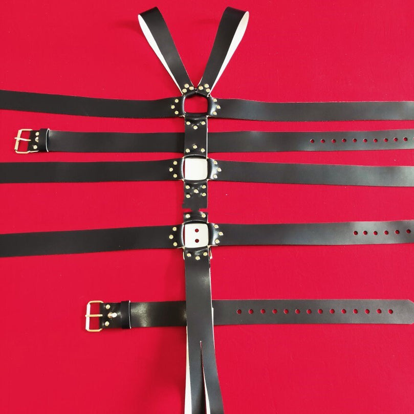 Leather Armbinder Restraint Set – Extreme Bondage Gear