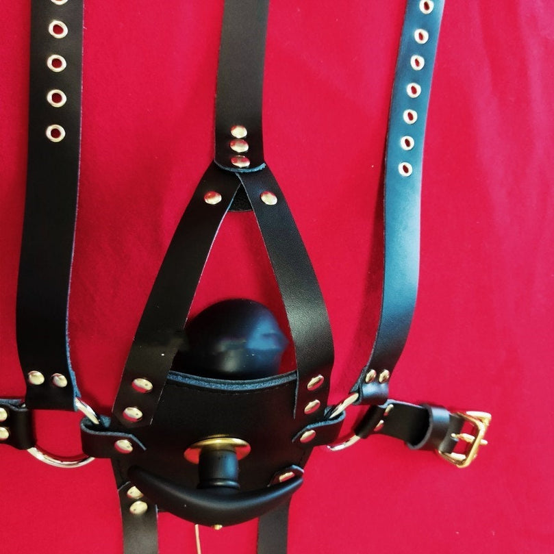 Inflatable Head Harness Gag ® Le Château Bdsm