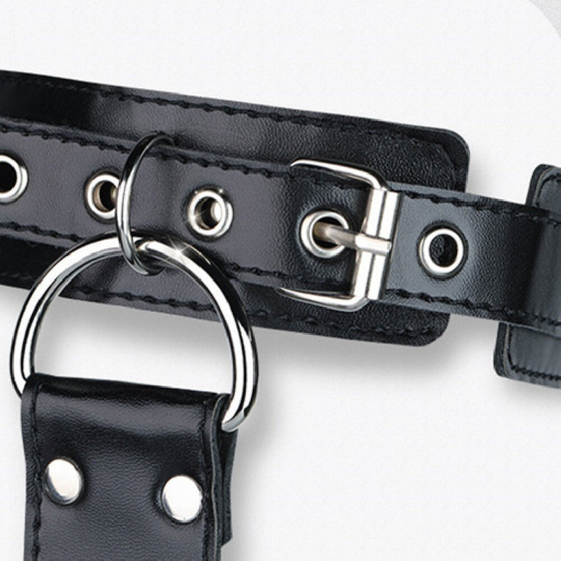 Leather BDSM Collar & Restraint – Le Château Official
